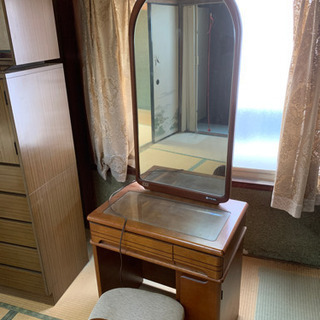 鏡台　レトロ　大塚家具