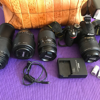 ニコンD3200及びレンズ