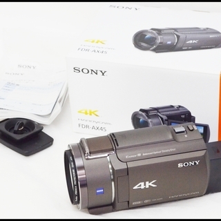 美品 ソニー デジタル 4K ビデオカメラ FDR-AX45 ハ...