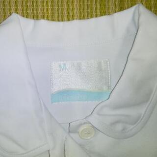 中古品 ナース服 白色ワンピースタイプ サイズMの画像