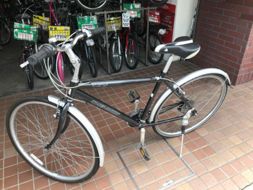 700ｃ　3×7speed　軽量アルミフレーム　泥除け付き