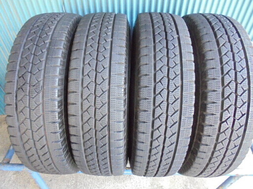 ブリヂストン BLIZZAK VL1 195/80R15 107/105L LT 4本　9分溝　程度良好！