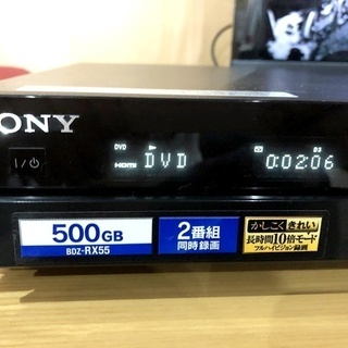 札幌近郊　送料無料　 TV＆レコーダーセット　SONY ブラビア 40V型デジタルハイビジョン液晶テレビ KDL-40HX800 　BDZ-RX55◆500GB
