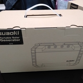 商品①単品ポータブル電源 S270☆動画有☆非常時やキャンプに最高