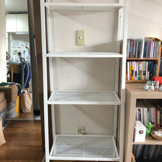 IKEA LERBERG イケア レールベリ シェルフユニット,ホワイト 601.685.29の画像