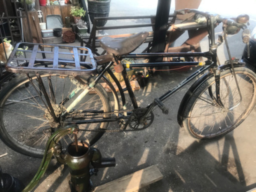アンティーク自転車、荷車自転車、レトロ自転車、昭和初期の自転車