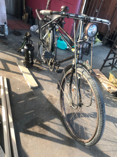 アンティーク自転車、荷車自転車、レトロ自転車、昭和初期の自転車