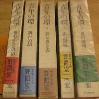 青年の環　全巻　野間宏　河出書房新社