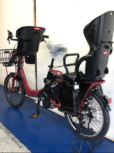 パナソニック　ギュットアニーズ　20インチ 3人乗り 8.9ah 赤　電動自転車　電動アシスト