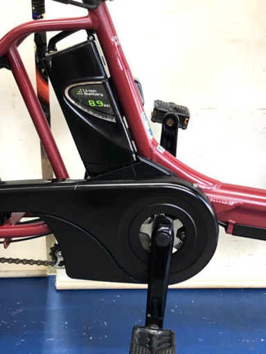 パナソニック　ギュットアニーズ　20インチ 3人乗り 8.9ah 赤　電動自転車　電動アシスト