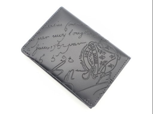 《Berluti/カードケース》ビジョンスクリットSランク 未使用品 極美品 黒