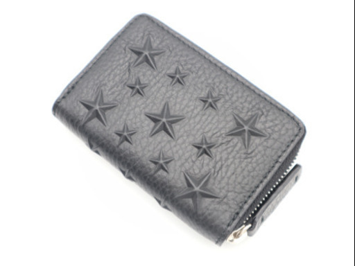 《JIMMY CHOO/エンボススタースタッズ ケース》Aランク 極美品