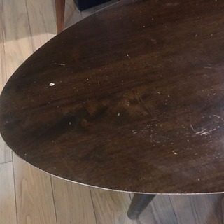 B-COMPANY楕円ローテーブルの画像