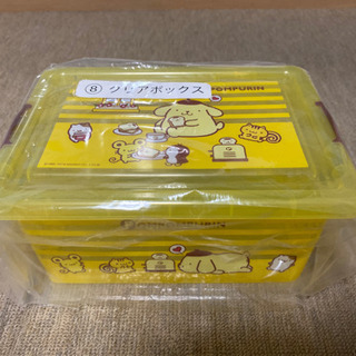 ポムポムプリン  ポンプボトル、グラス、クリアボックスの画像