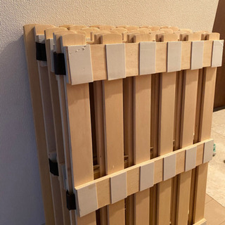 すのこダブルベットさしあげます。