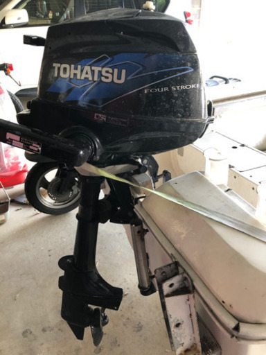 値下！　ホープ？2馬力ボート船外機、魚探付き