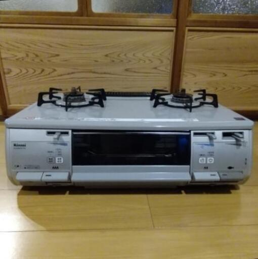 ガステーブル 2口 水無し両面焼 LP用 リンナイ KGM63VTGL LP\n\n