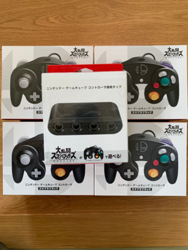 【任天堂純正品】ゲームキューブ コントローラー スマブラブラック