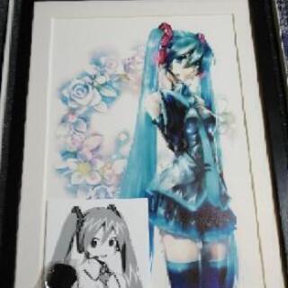 初音ミク オリジナル複製原画箱つきの画像