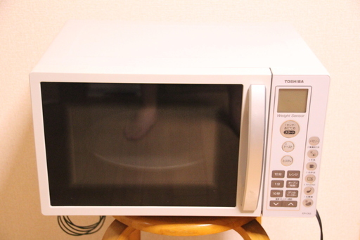 東芝 電子オーブンレンジ ER-CK2 2004年製 500W 幅45cm 高さ28.3cm 奥行34cm(内寸：幅28.5cm 高さ15cm 奥行30.7cm)