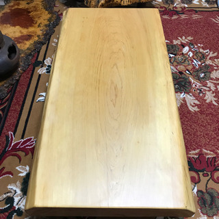 ☆超美品☆一枚板テーブル☆ 一枚板 座卓 無垢 銘木 天然木の画像