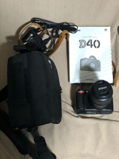 【8月28日まで】ニコンd40デジタル一眼レフカメラ※追加で単焦点レンズ付けます