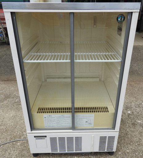 ホシザキ　小型冷蔵ショーケース　SSB-63CL　156L　前面引き違い戸　単相100V、50／60Hz