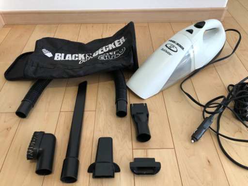 【1000円】BLACK+DECKER サイクロン方式クリーナー カーバック Z-ACV1205