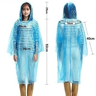 使い捨てレインポンチョ 雨具 カッパ 500枚まとめての画像