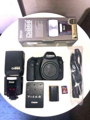 8月10日までの限定Canon EOS 6D Nissin Di866mkII