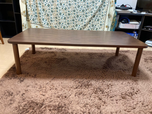 【美品】ニトリ　ダイニングテーブル　くるみ