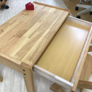 取引終了/値下げ！キッズチェアデスク／大和屋 Buono ブォーノアミーチェ デスク&チェア]の画像
