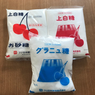 砂糖とグラニュー糖