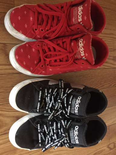 adidas厚底スニーカー・二足23.5