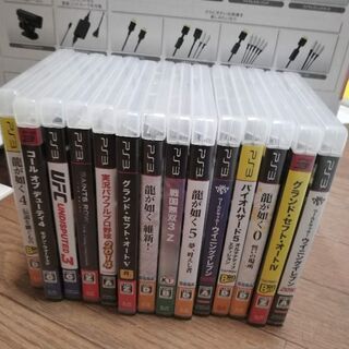 PS3本体(コントローラー·HDMIケーブル付き)+ソフト14本...