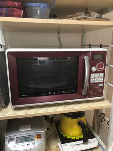 オーブントースターと電子レンジのセット
