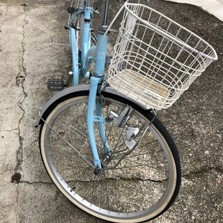 【Lycee】 リセ 子供用 自転車 変速なし チャリ 24インチ 鍵付きの画像