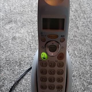 パイオニア製　留守番電話機　子機(未使用）付きの画像