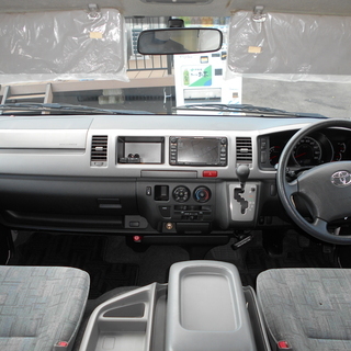 自社ローンあり！ガソリン100リットルプレゼント☆走行少な目！ナビ&ETC付き！エブリーオート本店☆トヨタ☆ハイエースワゴン☆グランドキャビン☆10人乗り☆2700ｃｃ☆の画像