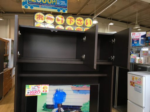 ニトリ 収納付き テレビボード 枠付き ウォーレン 120 モダンStyle