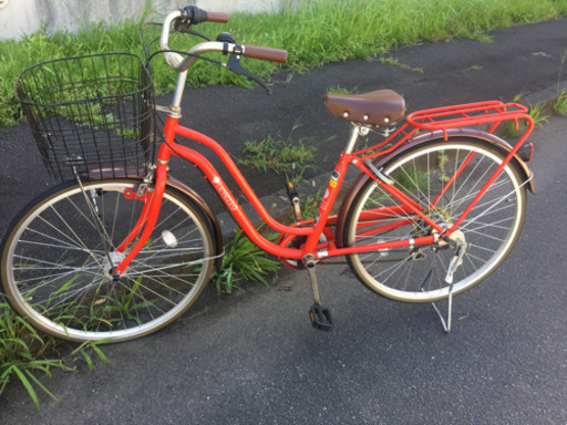 一時受付停止します　自転車　赤