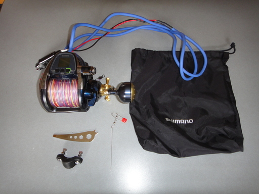 電動リール ビーストマスター6000、竿ゴクスペシャルエビング195-150出品します。