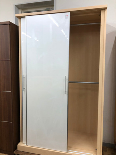 衣類収納　ワードローブ　洋ダンス（112cm）?自社配送時?代引き可?※現金、クレジット、スマホ決済対応※