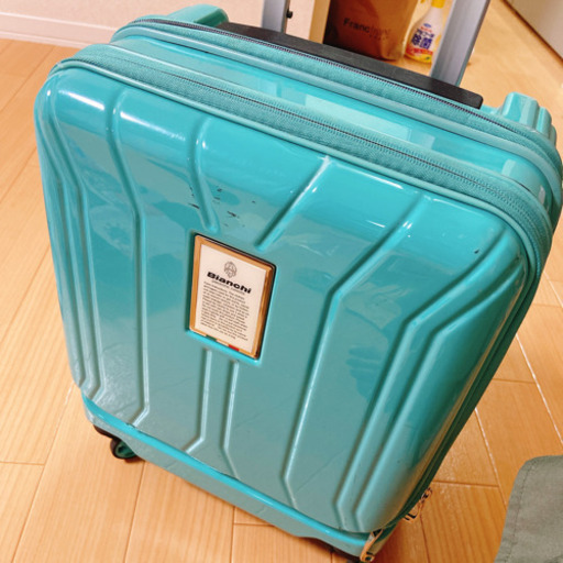 キャリーケース　Bianchi ターコイズ