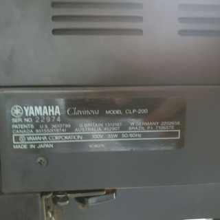 ET666A⭐️YAMAHA 電子ピアノClavinova⭐️の画像