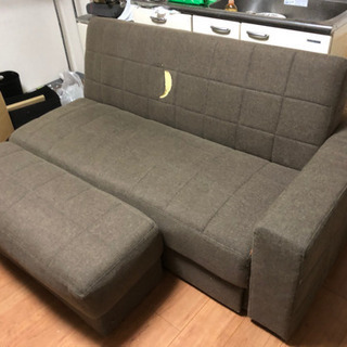 ３人がけソファベッド　無料で差し上げます