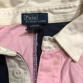 ラルフローレン  ラガーシャツ  ポロシャツ　メンズ　Lサイズの画像