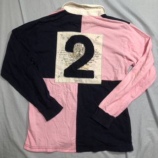 ラルフローレン  ラガーシャツ  ポロシャツ　メンズ　Lサイズの画像