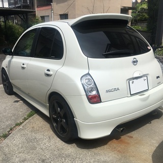 日産　マーチ　平成19年式　15SR-A　パールホワイト　個人です。の画像