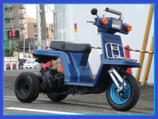 【御成約有難う御座いました】☆マロッシ68ccフロントディスク2スト後期ジャイロXミニカー改　ロングホイルベ-ス&リ-ド90フロントディスクブレ-キ装備!ノ-ヘルOKカスタム!